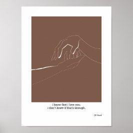 私はあなたを愛していることを知っている ポスター