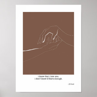 私はあなたを愛していることを知っている ポスター