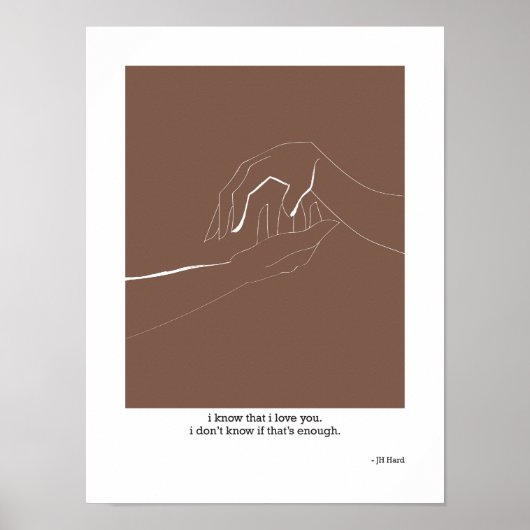 私はあなたを愛していることを知っている ポスター (正面)