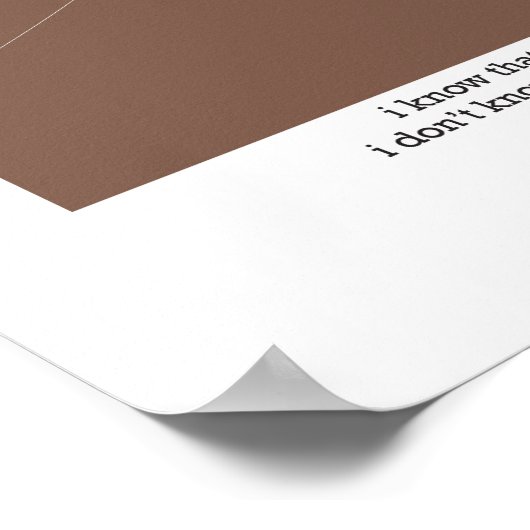 私はあなたを愛していることを知っている ポスター (角)