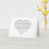 私はあなたを愛していることを覚えている カード (黄色い花)