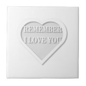 私はあなたを愛していることを覚えている タイル (正面)