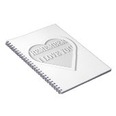 私はあなたを愛していることを覚えている ノートブック (右側)