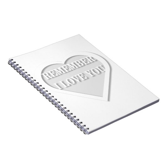 私はあなたを愛していることを覚えている ノートブック (右側)