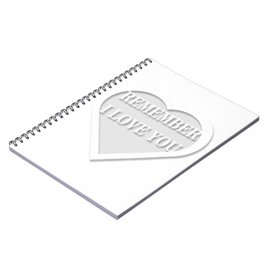 私はあなたを愛していることを覚えている ノートブック (左側)