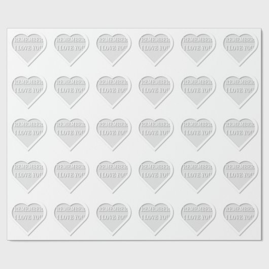 私はあなたを愛していることを覚えている ラッピングペーパー (フラット)