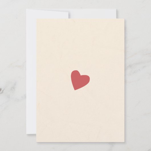 私はあなたを愛しているし、私はあなたを愛していない。バレンタおもしろいンの日 サンキューカード (裏面)