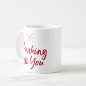 私はあなたを愛していると思う。 コーヒーマグカップ (正面左)