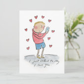 私はあなたを愛していると言うために呼んだ 招待状 (スタンド正面)