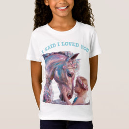 私はあなたを愛していると言った Tシャツ