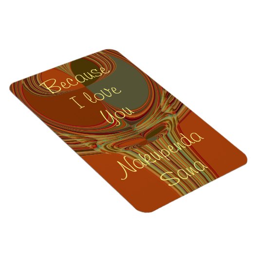 私はあなたを愛しているので自分の作成Nakupenda Sana マグネット (右側)