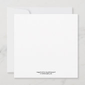 私はあなたを愛しているカード セーブザデート (裏面)