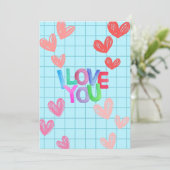 私はあなたを愛しているカード | バレンタイン シーズンカード (スタンド正面)