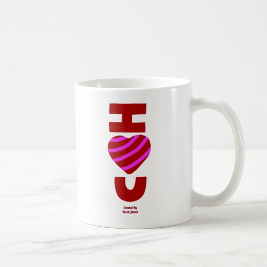 私はあなたを愛しているコーヒーマグ コーヒーマグカップ (右)