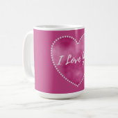 私はあなたを愛しているコーヒーマグ コーヒーマグカップ (正面左)