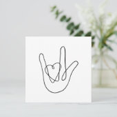 私はあなたを愛しているサイン葉書 (スタンド正面)