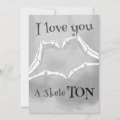 私はあなたを愛しているスケートトン シーズンカード (正面)