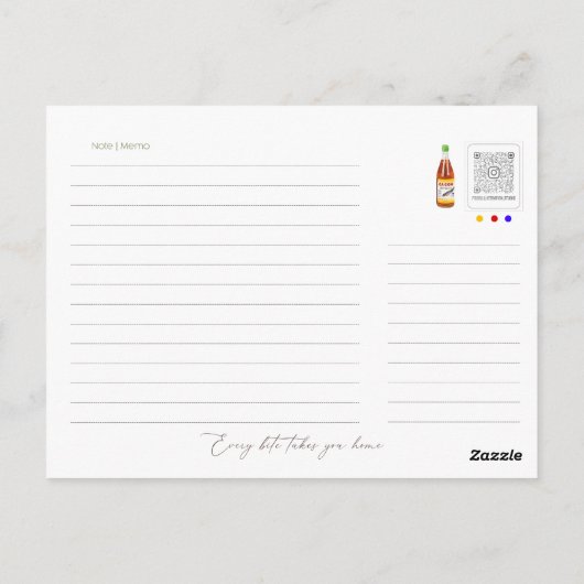 私はあなたを愛しているゼオ多くのカード ポストカード (裏面)