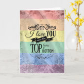 私はあなたを愛しているトップよりもボトムを愛する – .png カード (黄色い花)