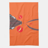 私はあなたを愛しているナクフェンダスワヒリ キッチンタオル (縦)