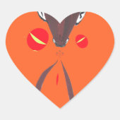 私はあなたを愛しているナクフェンダスワヒリ ハートシール (正面)