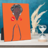 私はあなたを愛しているナクフェンダスワヒリ フォトプラーク (側面)