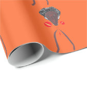 私はあなたを愛しているナクフェンダスワヒリ ラッピングペーパー (ロールコーナー)