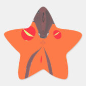 私はあなたを愛しているナクフェンダスワヒリ 星シール (正面)