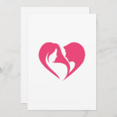 私はあなたを愛しているハート。 シーズンカード (正面/裏面)