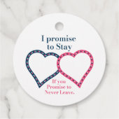 私はあなたを愛しているハート。 フェイバータグ (裏面)