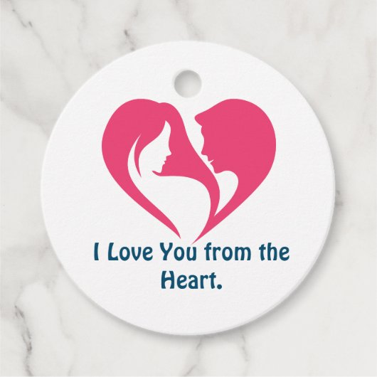 私はあなたを愛しているハート。 フェイバータグ (正面)