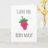 私はあなたを愛しているベリーの多くのカード カード (黄色い花)