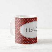 私はあなたを愛しているマグカップ コーヒーマグカップ (正面左)