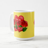 私はあなたを愛しているマグカップ コーヒーマグカップ (正面左)