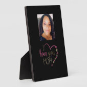 私はあなたを愛しているママの写真 フォトプラーク (側面)