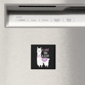 私はあなたを愛しているラマおもしろい- Llama マグネット (インサイチュ (食洗機))