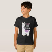 私はあなたを愛しているラマおもしろい- Llama Tシャツ (正面フル)