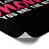 私はあなたを愛している幸せな母最高の日である ポスター (角)