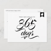 私はあなたを愛している日アニバーサリーラブポストカード ポストカード (正面/裏面)