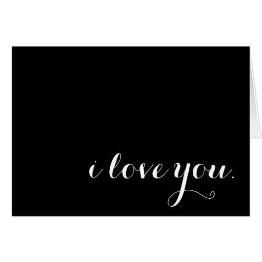 私はあなたを愛している。 (正面横)