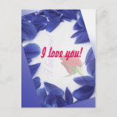 私はあなたを愛している – はがき (正面)