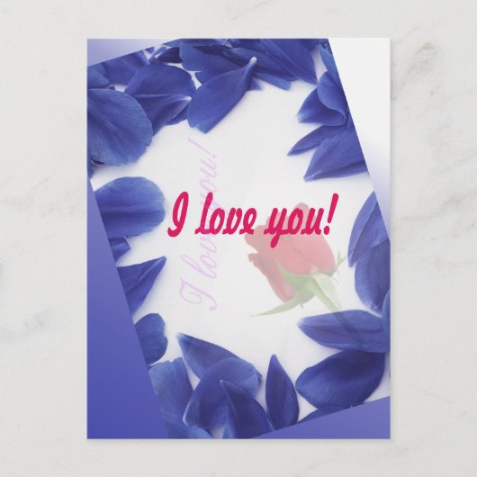私はあなたを愛している – はがき (正面)