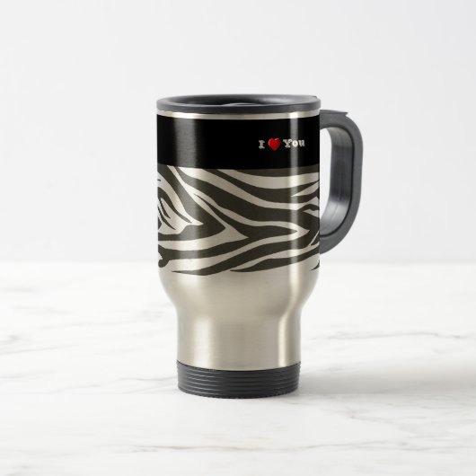 "私はあなたを愛している"まぶしい旅行ギフトマグ トラベルマグ (正面右)