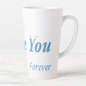 私はあなたを愛している カフェラテマグ (右)