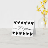 私はあなたを愛している カード (黄色い花)