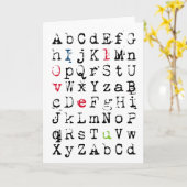 私はあなたを愛している カード (黄色い花)