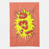 私はあなたを愛している キッチンタオル (縦)