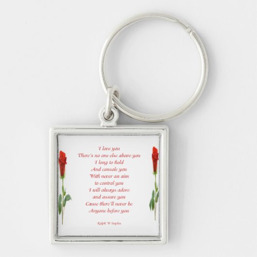 私はあなたを愛している キーホルダー (正面)