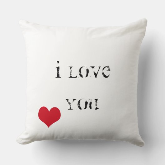 私はあなたを愛している クッション (正面)