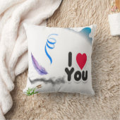 私はあなたを愛している クッション (ブランケット)